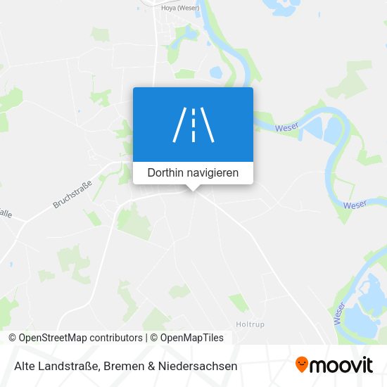 Alte Landstraße Karte
