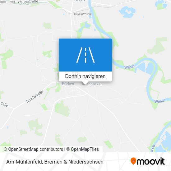 Am Mühlenfeld Karte