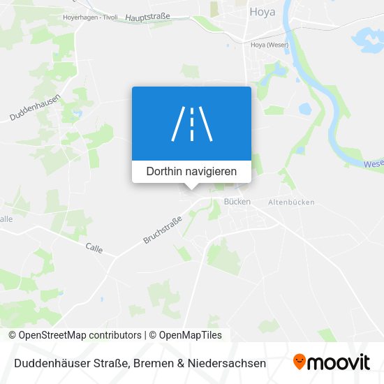 Duddenhäuser Straße Karte