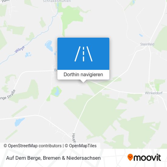 Auf Dem Berge Karte