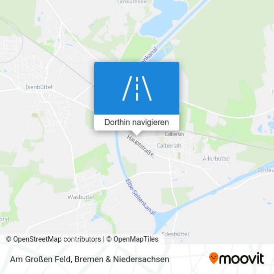 Am Großen Feld Karte
