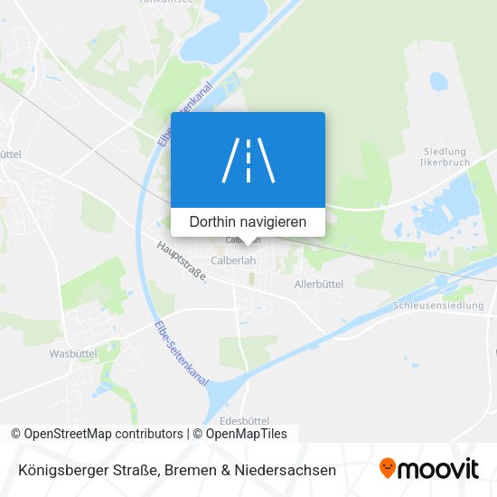 Königsberger Straße Karte