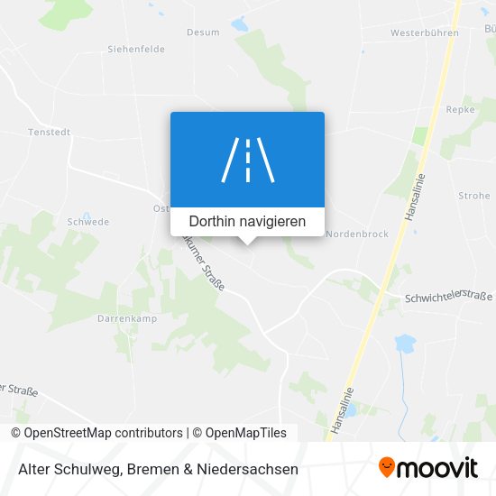 Alter Schulweg Karte