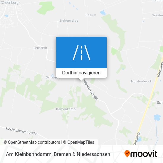 Am Kleinbahndamm Karte