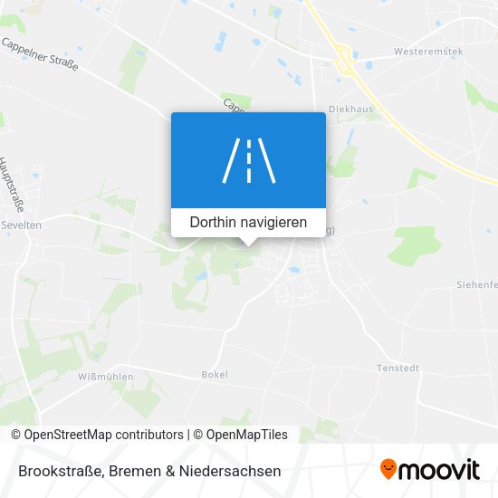Brookstraße Karte