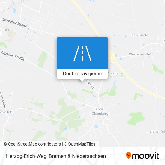 Herzog-Erich-Weg Karte