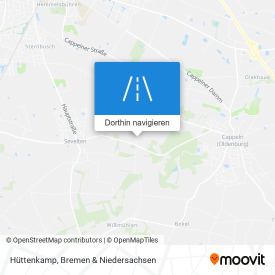 Hüttenkamp Karte