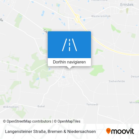 Langensteiner Straße Karte
