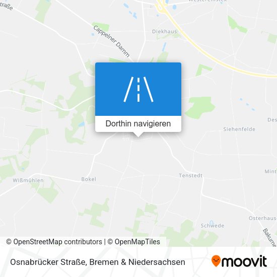 Osnabrücker Straße Karte