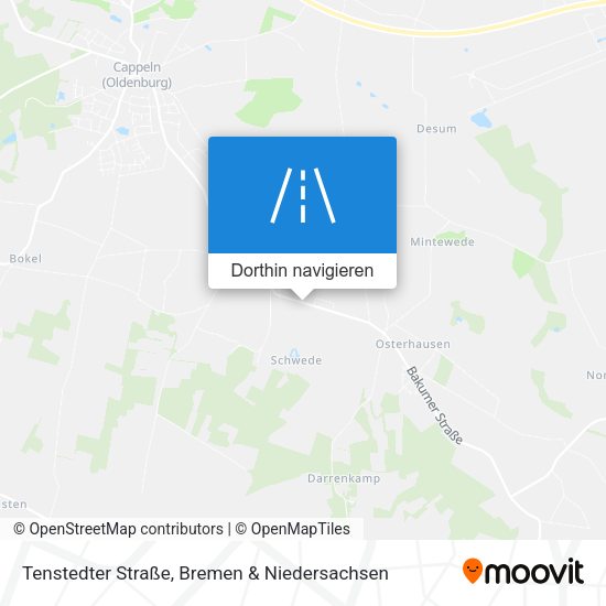 Tenstedter Straße Karte