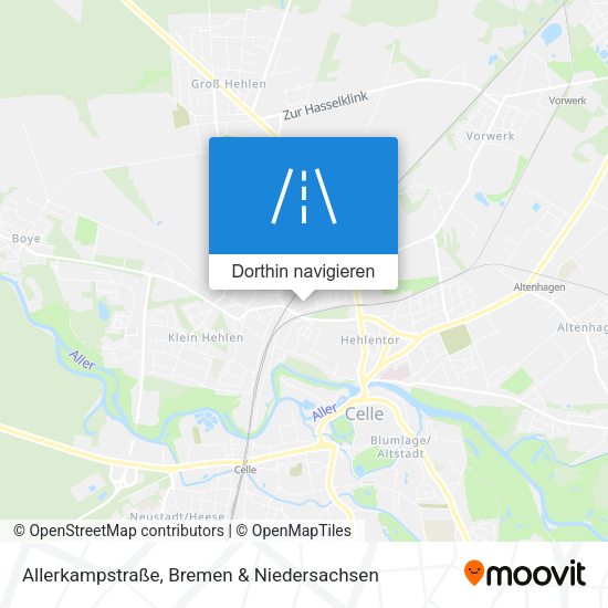 Allerkampstraße Karte