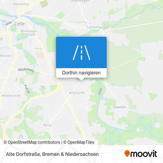 Alte Dorfstraße Karte