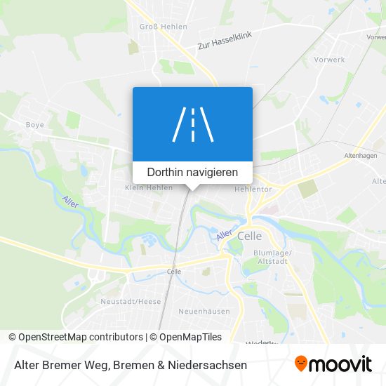 Alter Bremer Weg Karte