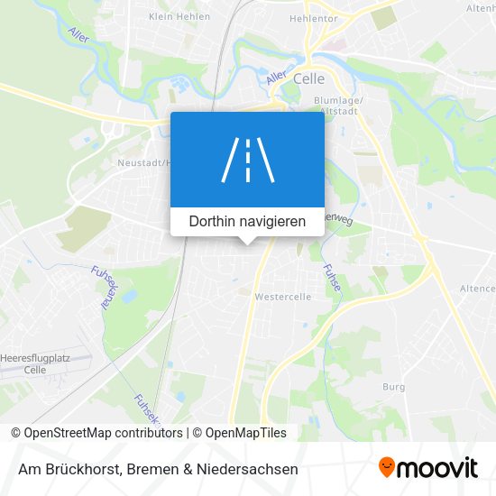 Am Brückhorst Karte