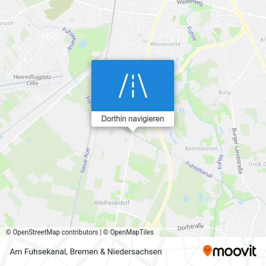 Am Fuhsekanal Karte