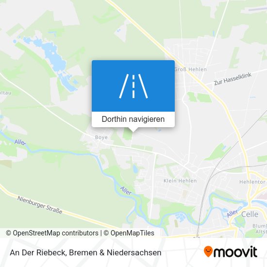 An Der Riebeck Karte