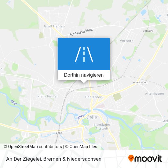 An Der Ziegelei Karte