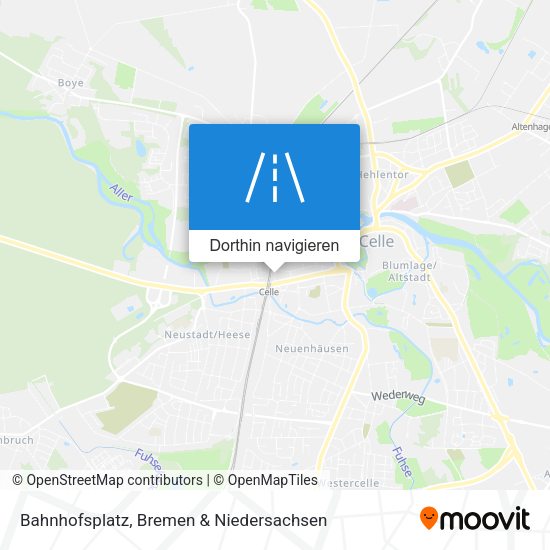 Bahnhofsplatz Karte