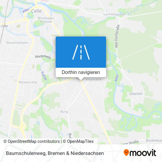 Baumschulenweg Karte