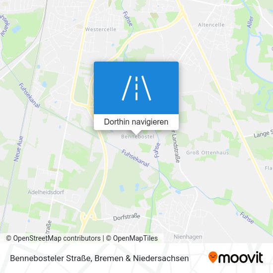 Bennebosteler Straße Karte