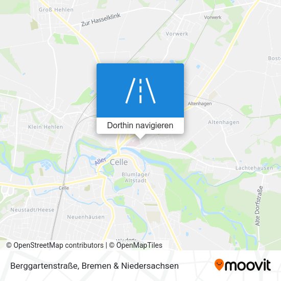 Berggartenstraße Karte