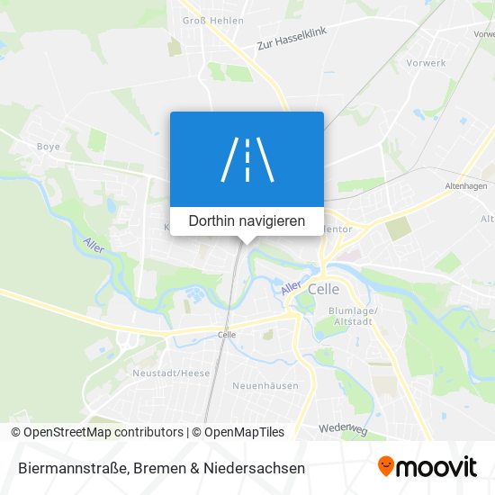 Biermannstraße Karte