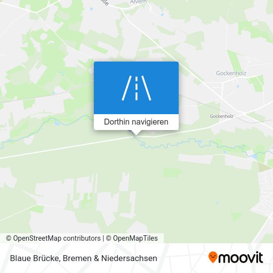 Blaue Brücke Karte