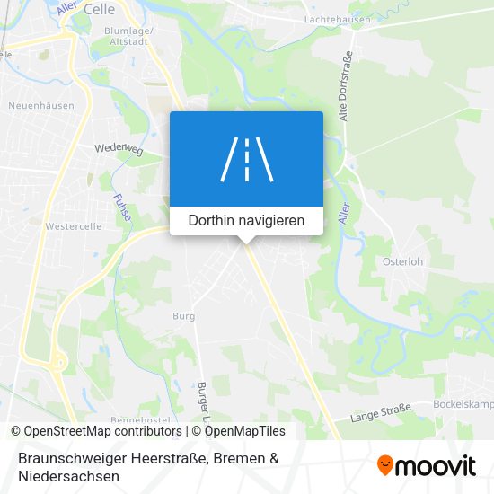 Braunschweiger Heerstraße Karte