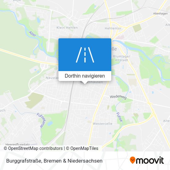 Burggrafstraße Karte