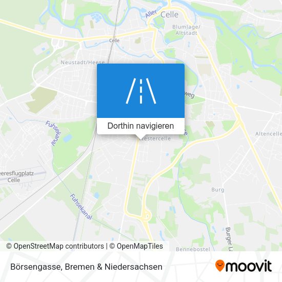 Börsengasse Karte
