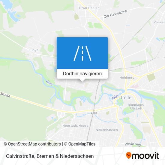 Calvinstraße Karte