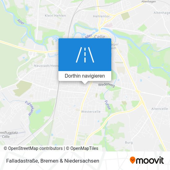 Falladastraße Karte
