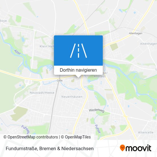 Fundumstraße Karte