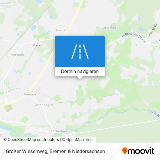 Großer Wiesenweg Karte