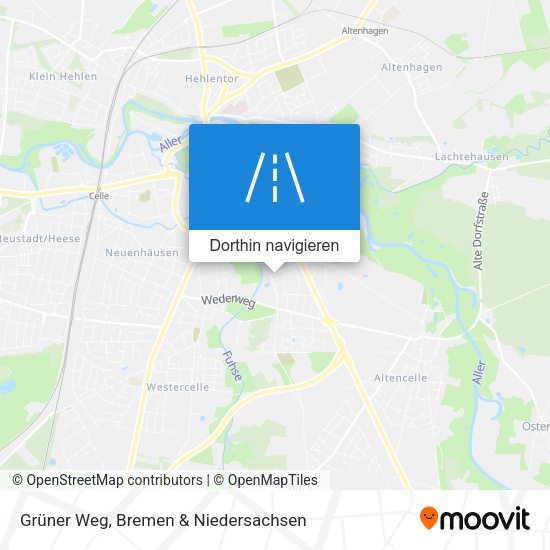 Grüner Weg Karte