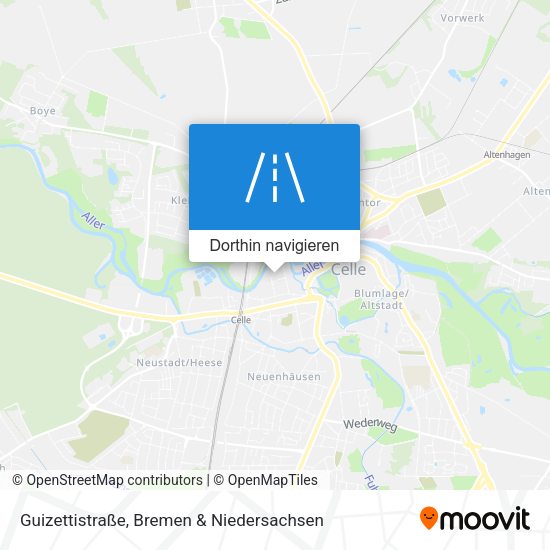 Guizettistraße Karte