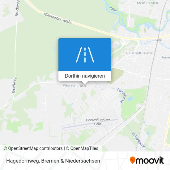 Hagedornweg Karte