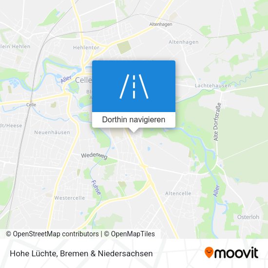 Hohe Lüchte Karte