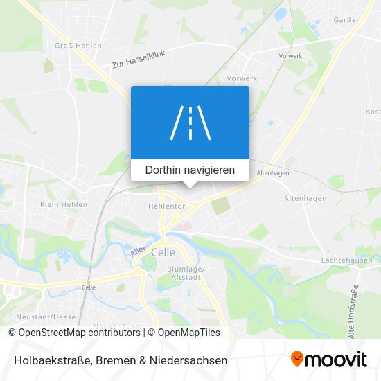 Holbaekstraße Karte
