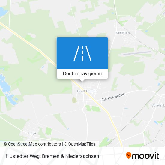 Hustedter Weg Karte