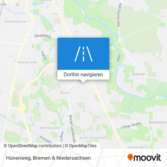 Hünenweg Karte
