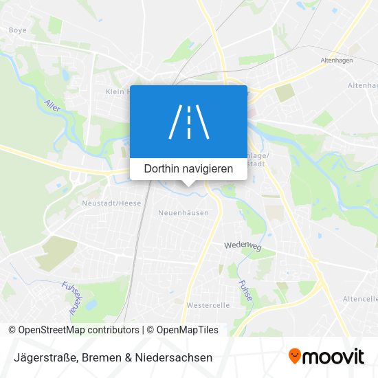 Jägerstraße Karte