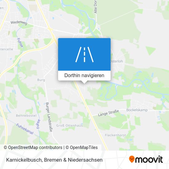 Karnickelbusch Karte