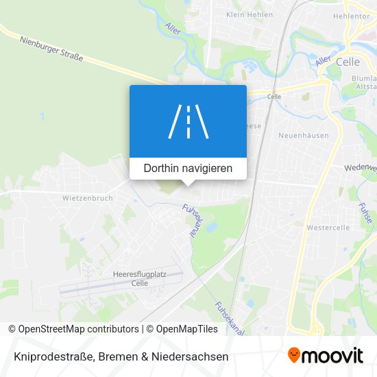 Kniprodestraße Karte