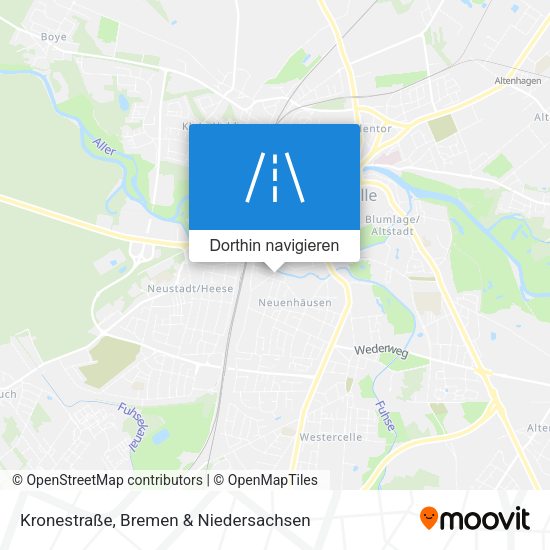 Kronestraße Karte