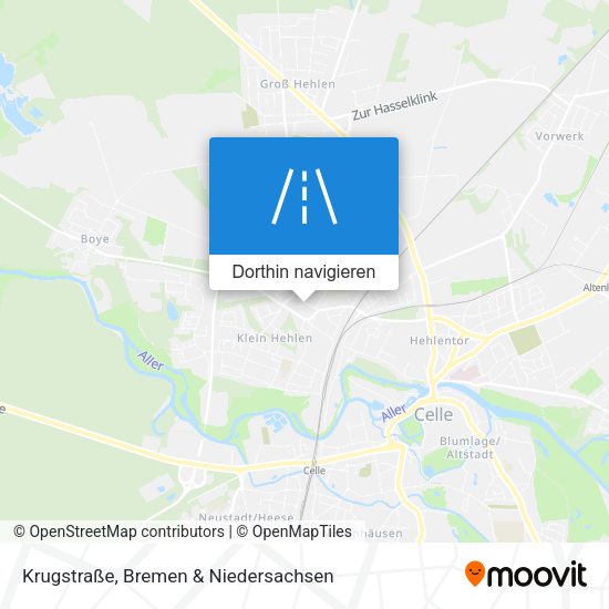 Krugstraße Karte