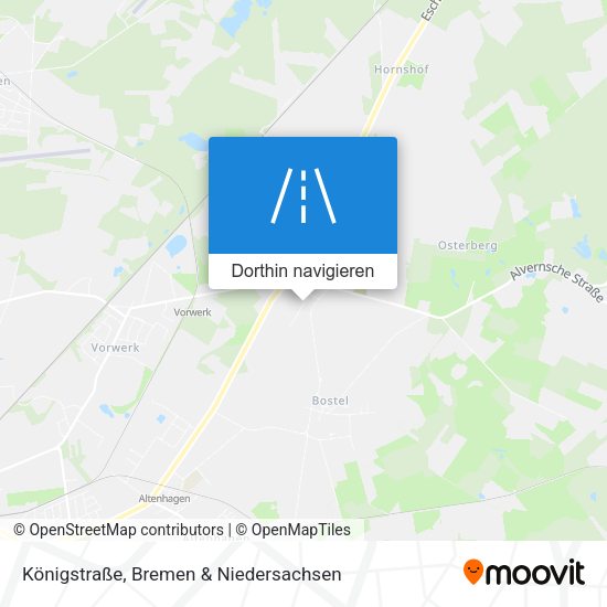 Königstraße Karte