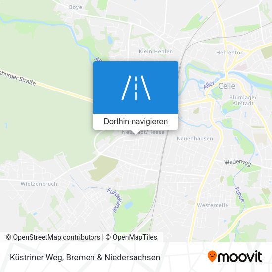 Küstriner Weg Karte