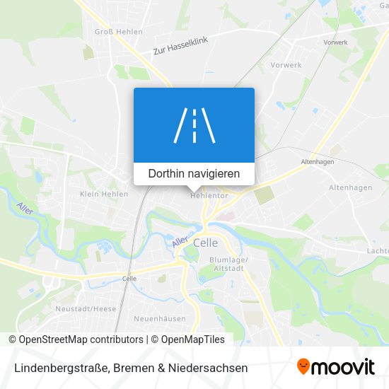 Lindenbergstraße Karte