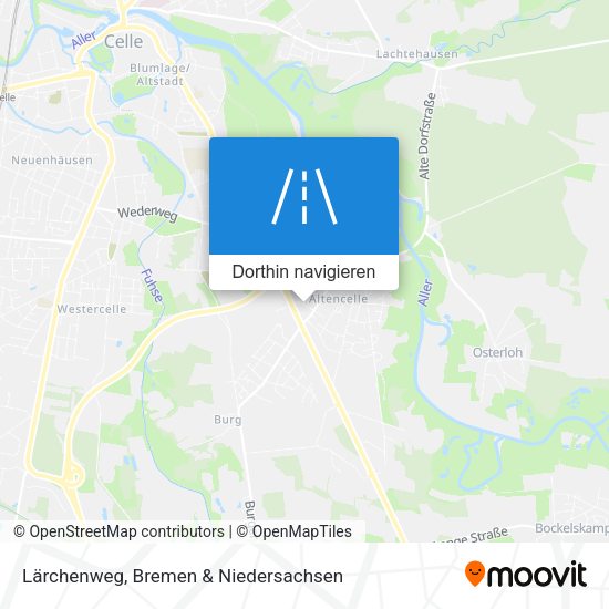 Lärchenweg Karte